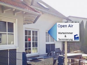 Open-Air-Wartezimmer