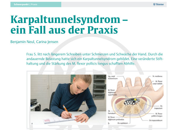 Karpaltunnelsyndrom – ein Fall aus der Praxis